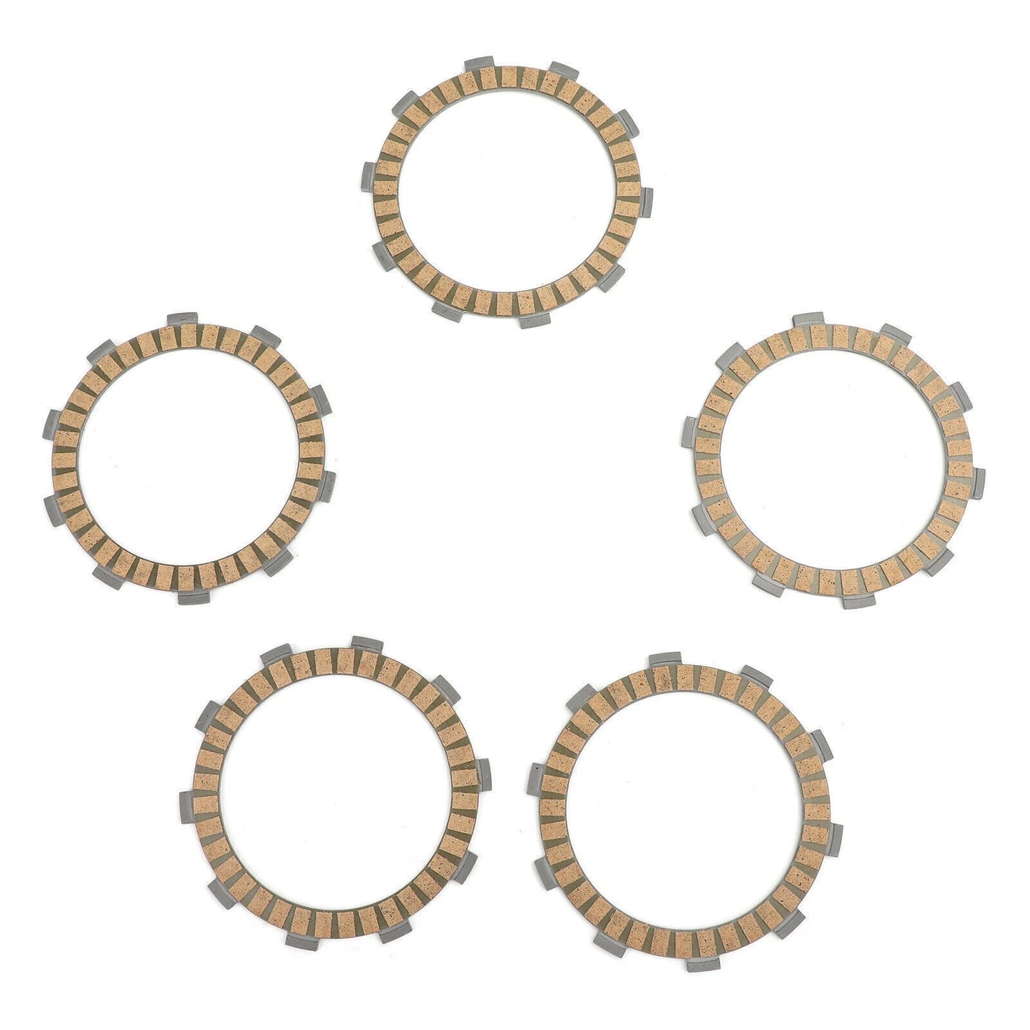 Clutch Disc Kit for Yamaha SR185 (H/J), XT200 (J/K), TY125, YZ125 (X/C/F), TW225