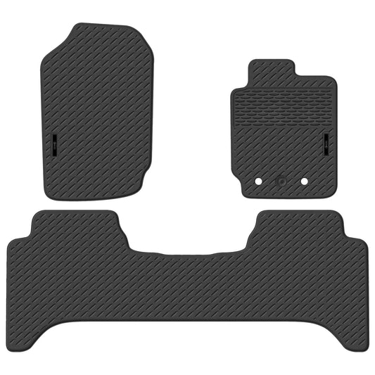Set of 4 Moulded Rubber Floor Mats for Ford Ranger PX Dual Cab (2011–2022)