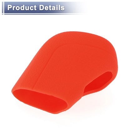 1 Pc Automatic Gear Shift Knob Cover Red Silicone for Toyota Camry (2018–2024)