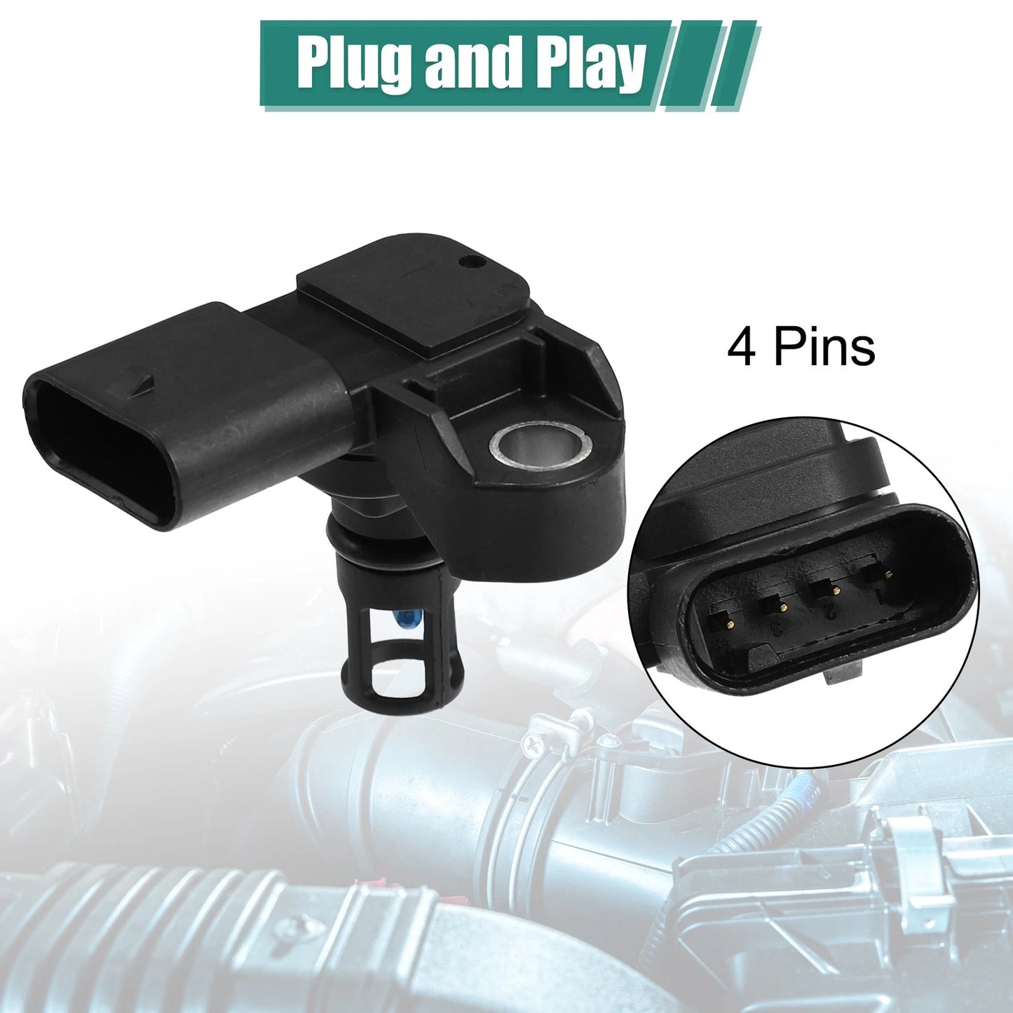 Intake Manifold Pressure Sensor MAP Sensor for GMC Chevrolet (1996–2002)