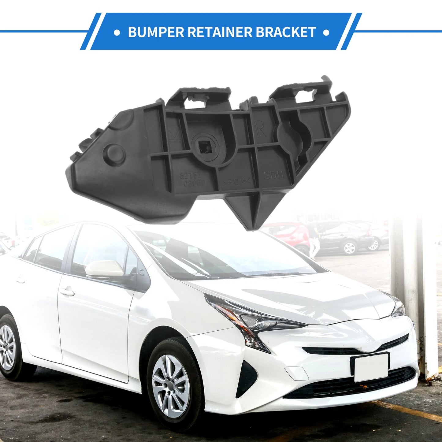 Right Rear Bumper Retainer Bracket No.5215702020 for Toyota Corolla (2009–2013)