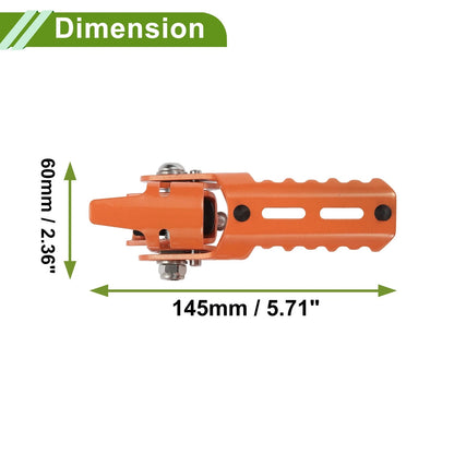 1 Pair Motorcycle Foot Pegs for BMW R1250GS LC (2013–2019) Orange