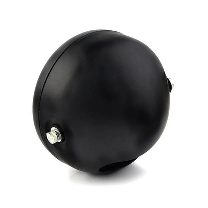 6.5" Round Scalloped Finned Headlight for Harley Sportster