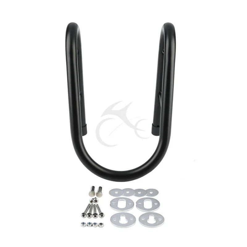 6.5" Black Motorcycle Wheel Chock for Scooter, Bike, Trailer, Truck