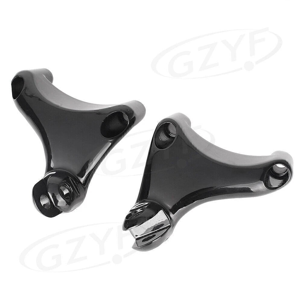 2X Passenger Rear Foot Pegs for Harley X350 (2023–2023) Black