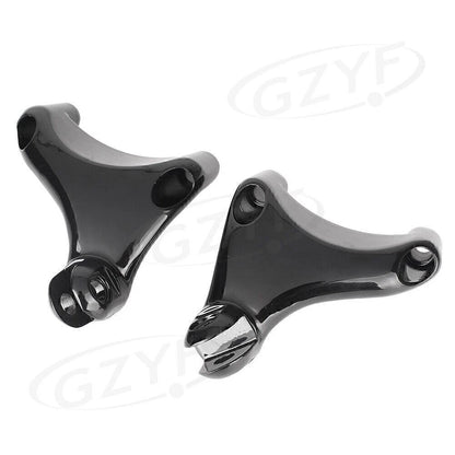 2X Passenger Rear Foot Pegs for Harley X350 (2023–2023) Black