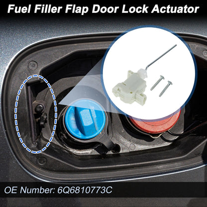 6Q6810773C Fuel Filler Flap Door Latch Lock Actuator for VW Polo (2002–2010)