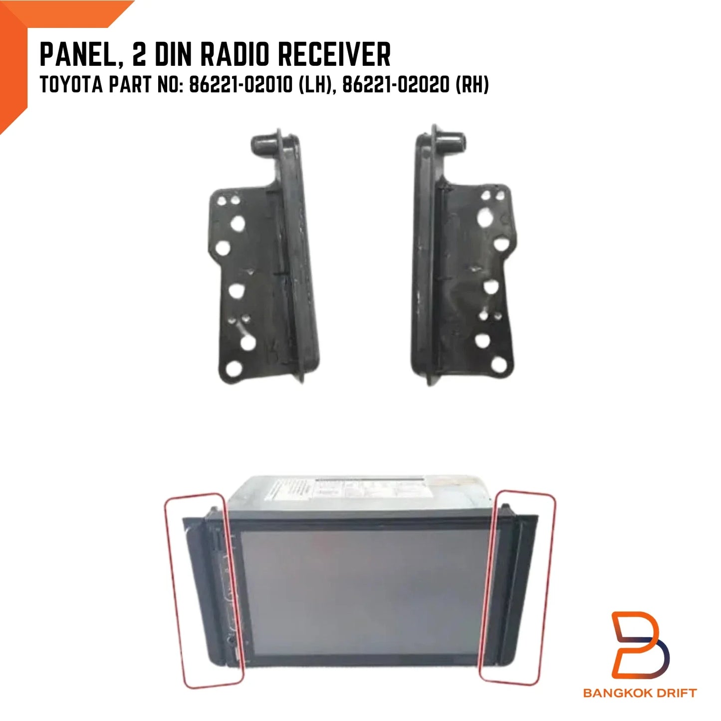 Side Mounting Panel Bracket for Toyota Hilux Corolla
