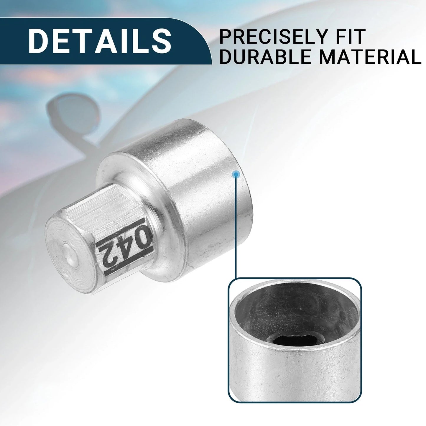 Wheel Lock Lug Nut for BMW with Protector Socket - 1 Set