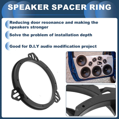Set of 2 Speaker Spacer Rings for Ford Fiesta