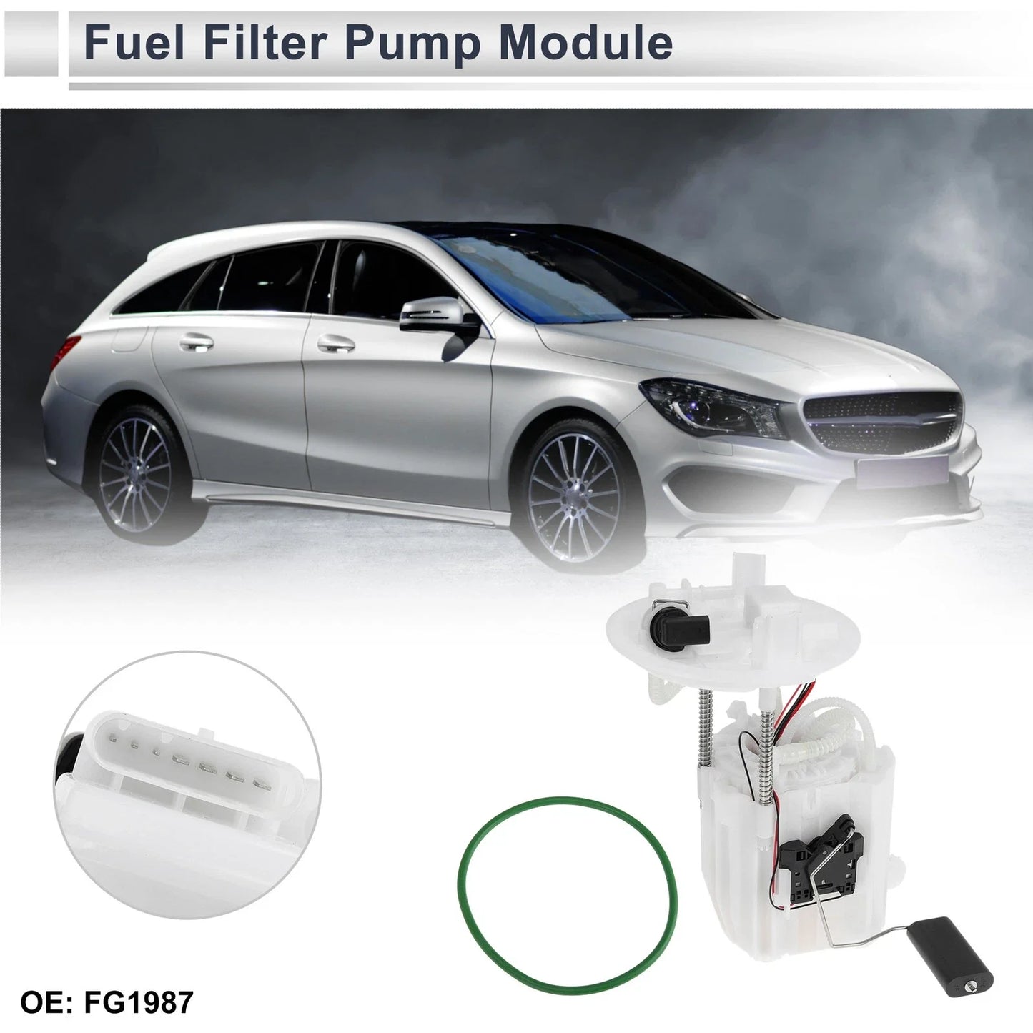 Fuel Pump Assembly for Mercedes Benz CLA250 C117 X156 2014-2020 L4 2.0L Gas