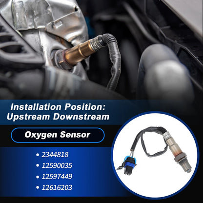Oxygen Sensor Set of 2 for Cadillac CTS V6 3.6L (2005–2019)