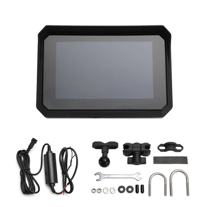 5 Inch Carplay Touch Screen DVR Recorder for Scooters and Motorcycles