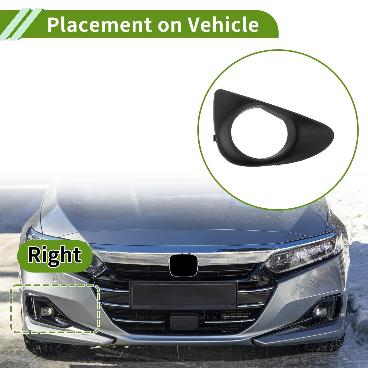1 Pc Fog Light Grill for Toyota Yaris (2011–2014) No. 8148152380