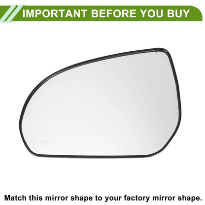 Left Heating Mirror Glass for Kia Pegas (2020–2022) No. 87611H7000