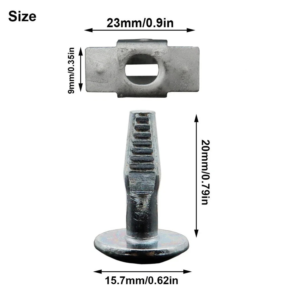 10 x Engine Undertray Cover Screws for Citroen C2 C3 (2003-2010)