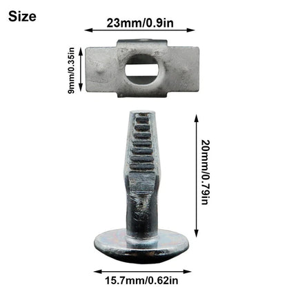 10 x Engine Undertray Cover Screws for Citroen C2 C3 (2003-2010)