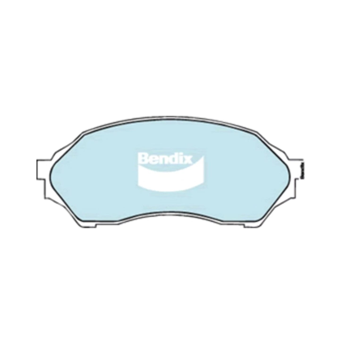 Set of 4 Bendix Front Disc Brake Pads for Mazda 323 (1998–2002)