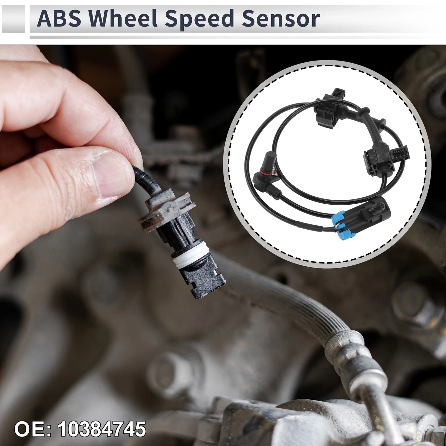 ABS Wheel Speed Sensor for Chevrolet Silverado 1500 (2007–2013) Rear Left/Right