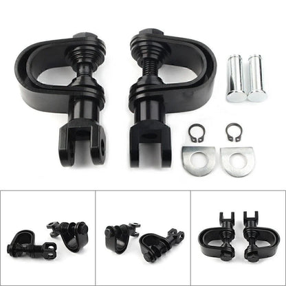 25mm & 32mm Motorcycle Crash Bar Mount Foot Peg Clamp for Harley