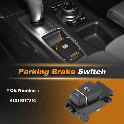 Electric Parking Handbrake Switch 61319877891 for BMW X5 X6 (2008–2019)