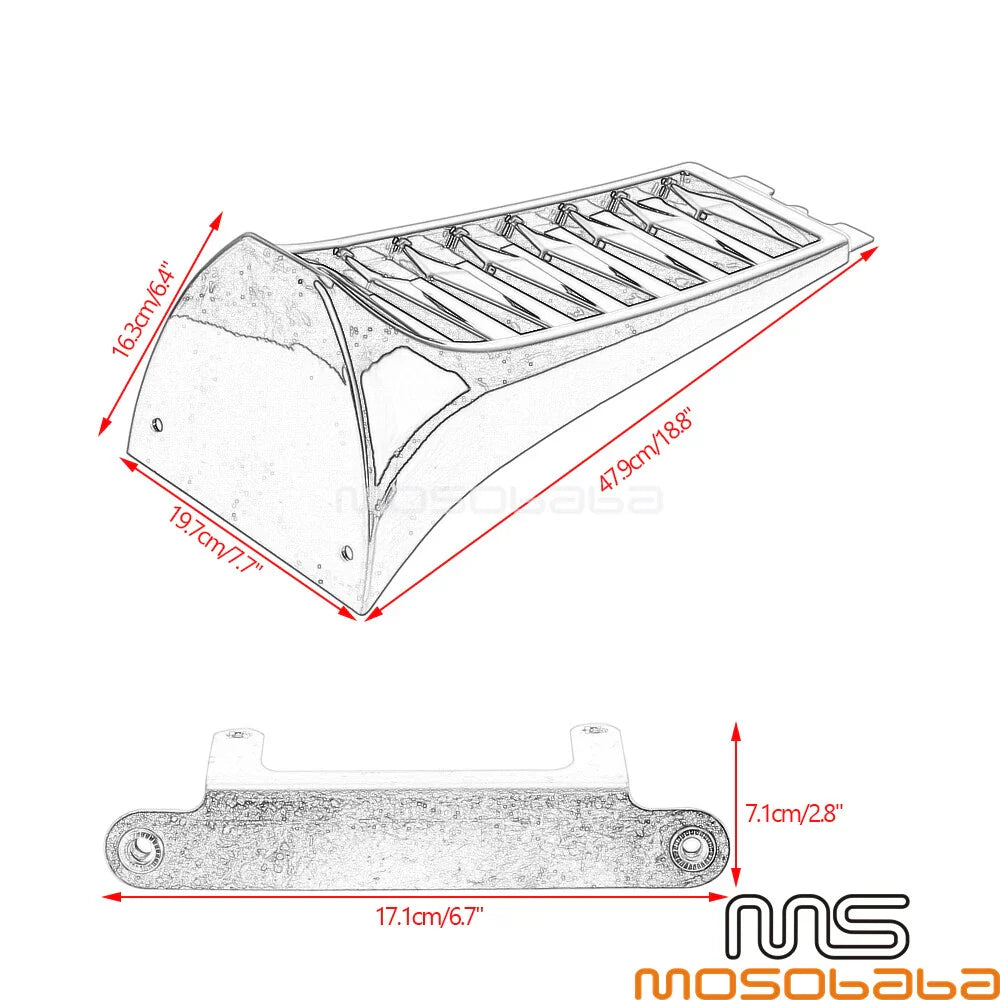 Radiator Guard Cover for Harley Softail Street Bob FXBB FXFB (2018-2020)