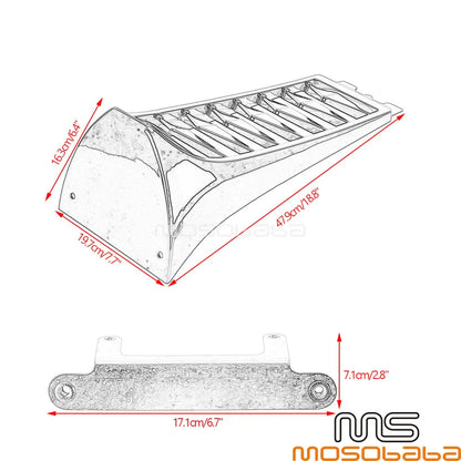 Radiator Guard Cover for Harley Softail Street Bob FXBB FXFB (2018-2020)