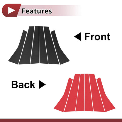 Door Pillar Window Trim for Volkswagen Polo Hatchback (2002–2010) Plastic