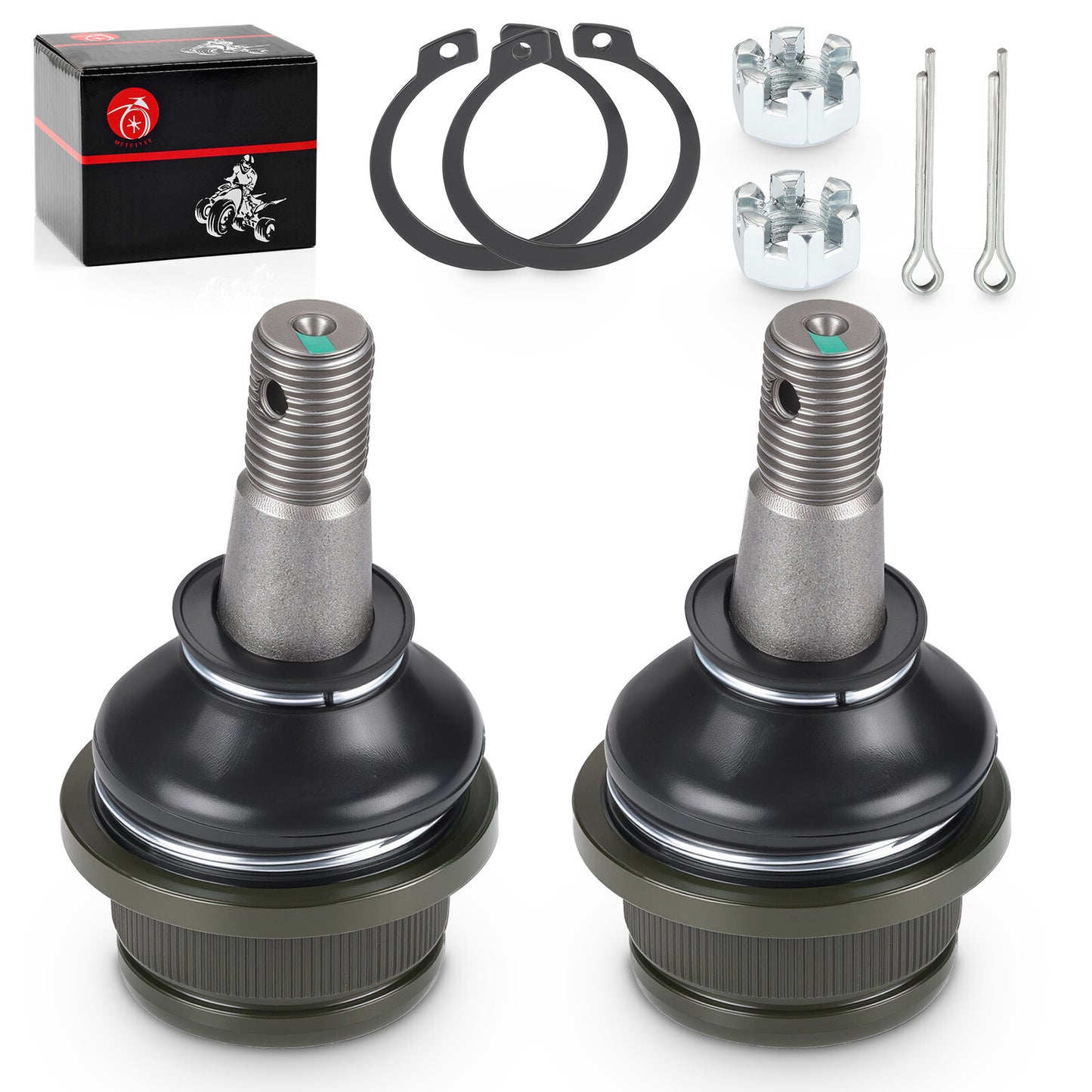 2 Lower Ball Joints for Kawasaki Mule KAF400 KAF540 KAF620 KAF950