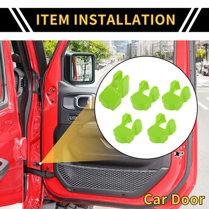 Door Limiting Cover Trim for Jeep Wrangler JL JLU (2018–2024) Green