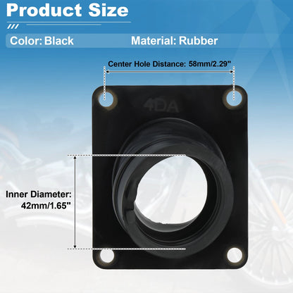 Carburetor Connector for Yamaha YZ250 (1992–1994) Rubber