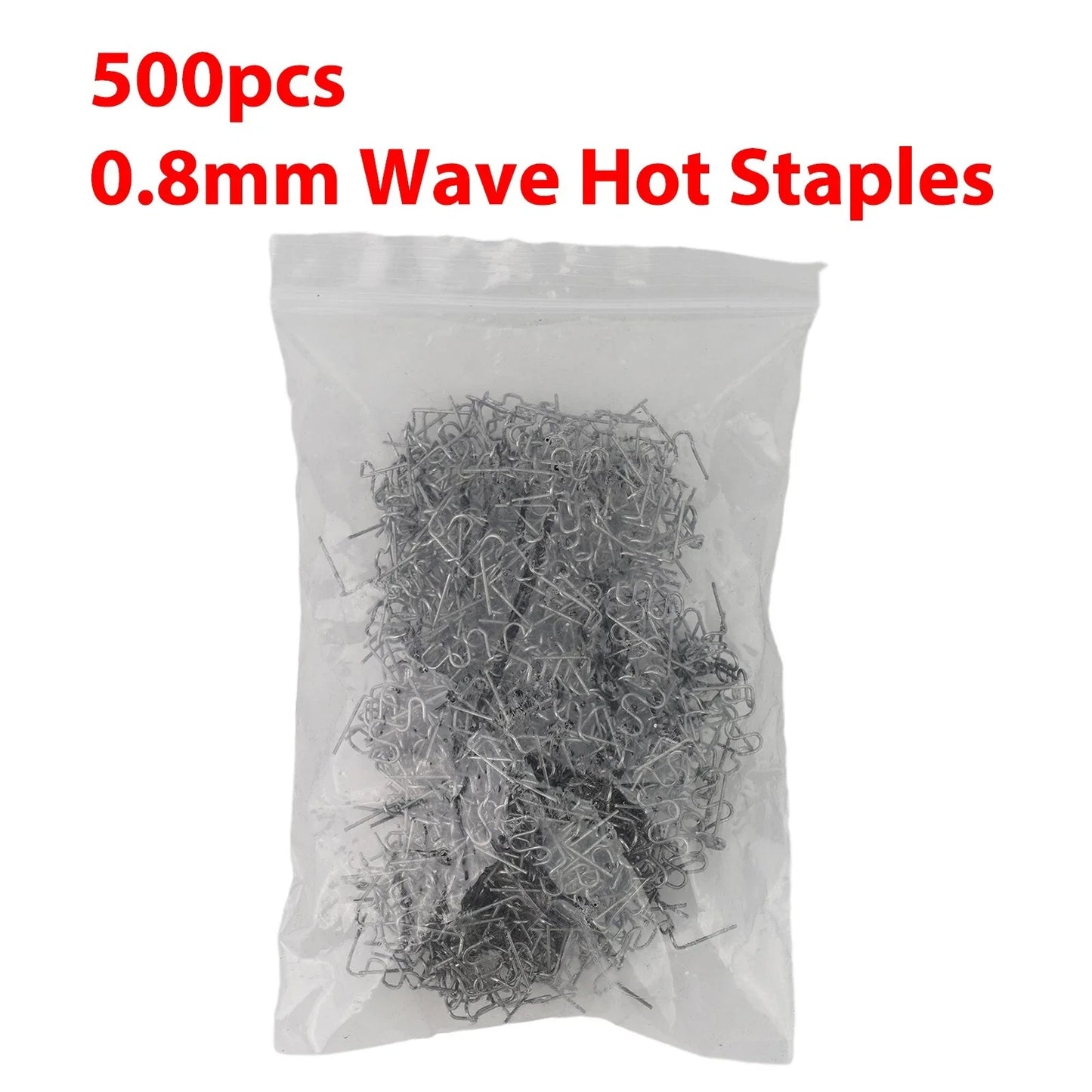 0.8mm Diameter Wave Staples for Car Bumper Stitching 500pcs