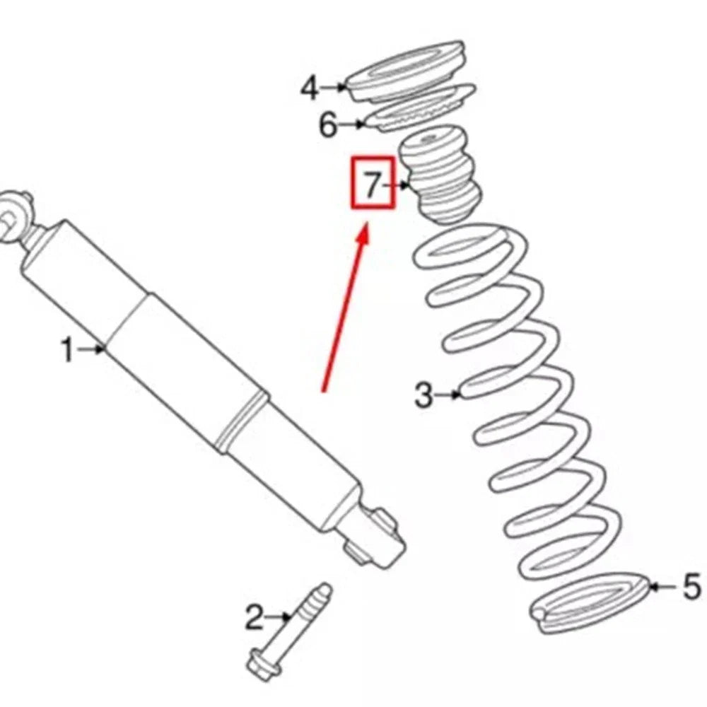 Rear Bump Stops for 2002-2008 JAGUAR X-Type