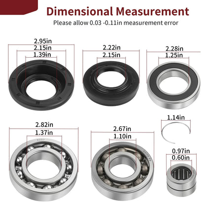 Rear Differential Bearing Seal Kit for Honda Rancher 420 4x4 (2015–2024)