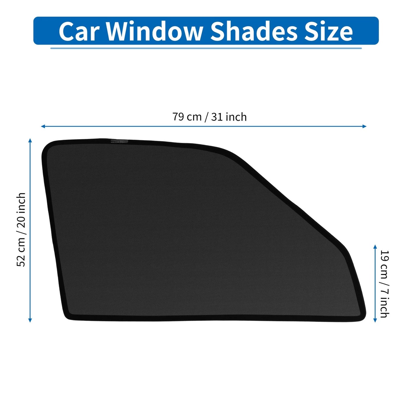 Car Window Cover for Nissan Serena C28 (2005–2019) - Black Net