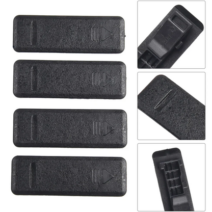 4Pcs Black Roof Molding Covers for Kia Soul (2014-2019)