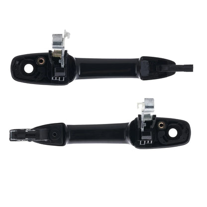 2 x Black Front LH + RH Door Handle Outer for Ford Ranger Mazda BT50 (2006–2011)