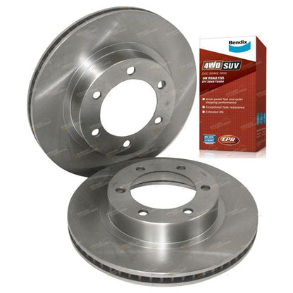 2 Front Disc Rotors + Brake Pads for FJ Cruiser (2010–2013)