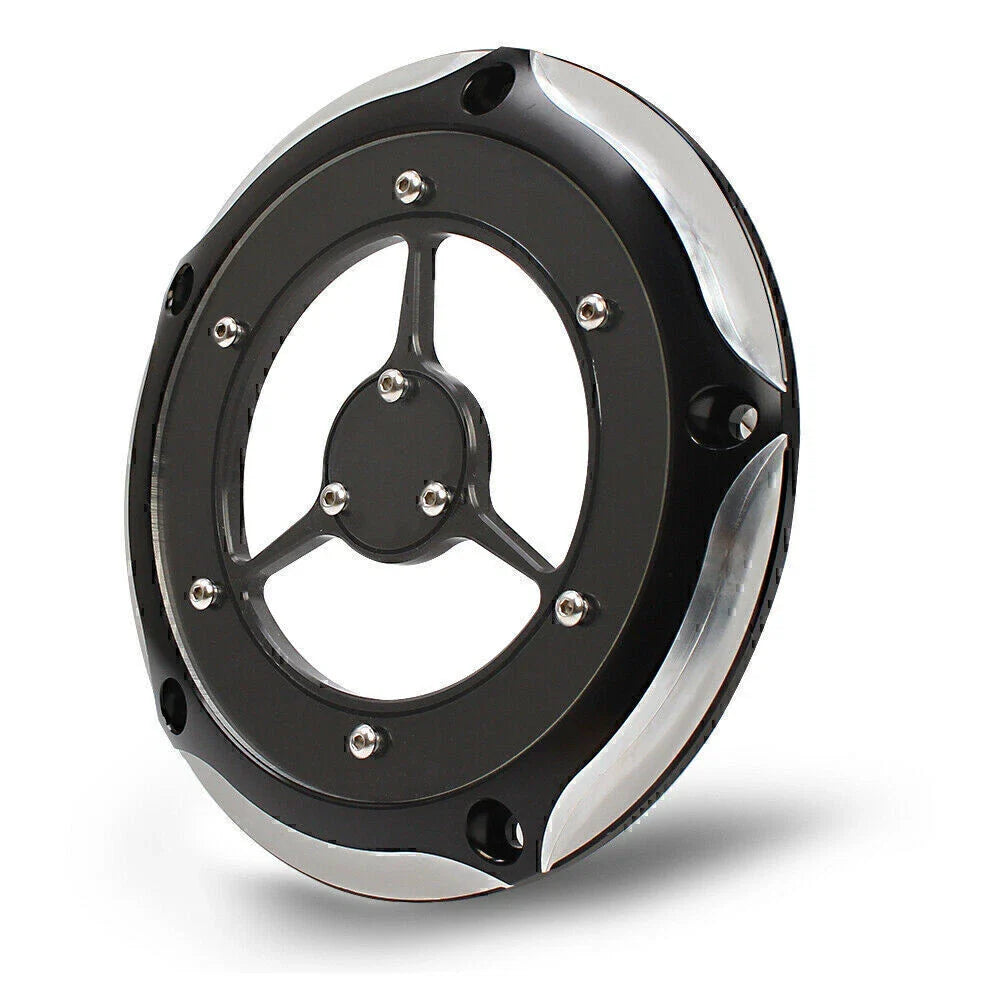 Timing Cover for Harley Road King Electra Glide Softail Chrome & Black