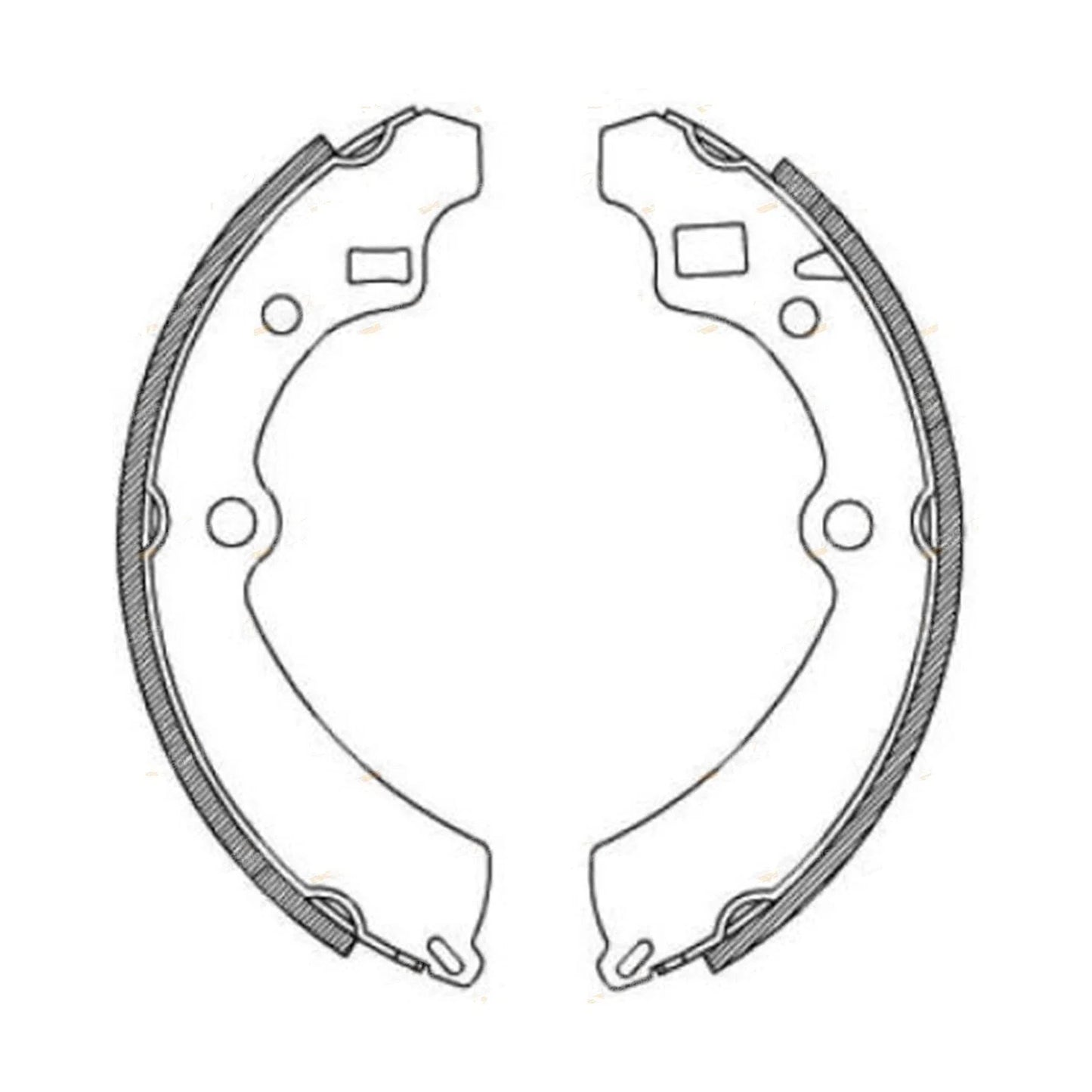 Rear Brake Shoe Set 1.3L for Suzuki Sierra (1988-1998)