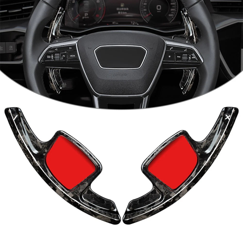 Steering Wheel Paddle Shifter Extensions for Audi A3 A4 A5 S3 S4 Q2 Q5 Q7 TT TTS (2010–2023)