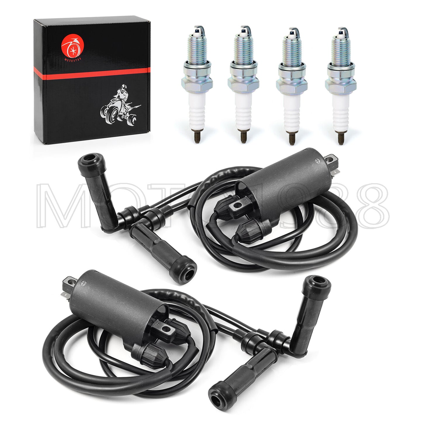 Ignition Coil & Spark Plug Set for Honda Goldwing 1100 (1980–1981)