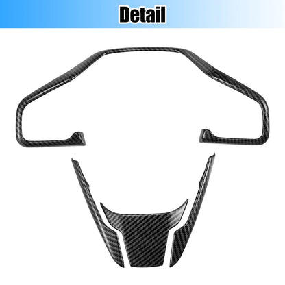 Set of 1 Carbon Fiber Steering Wheel Cover for Honda Civic (2016–2021)