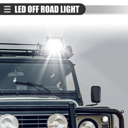 4" LED Off-road Fog Lights with Wiring Harness - Universal Fit