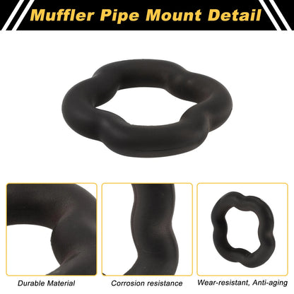 Muffler Exhaust Hanger for BMW 3 Convertible (E36) (1994–1999) 18211723647 Rubber