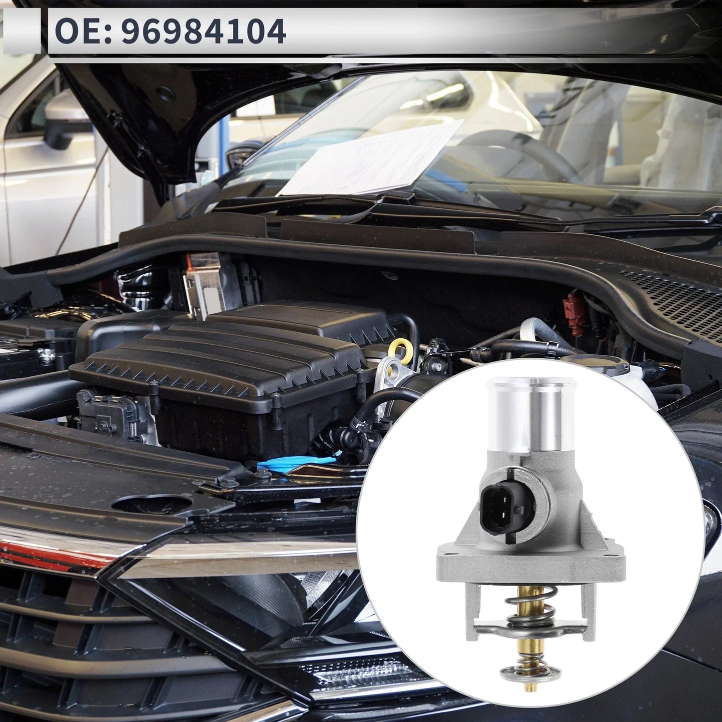 Engine Coolant Thermostat Housing for Chevy Aveo, Aveo5 (2009-2011)