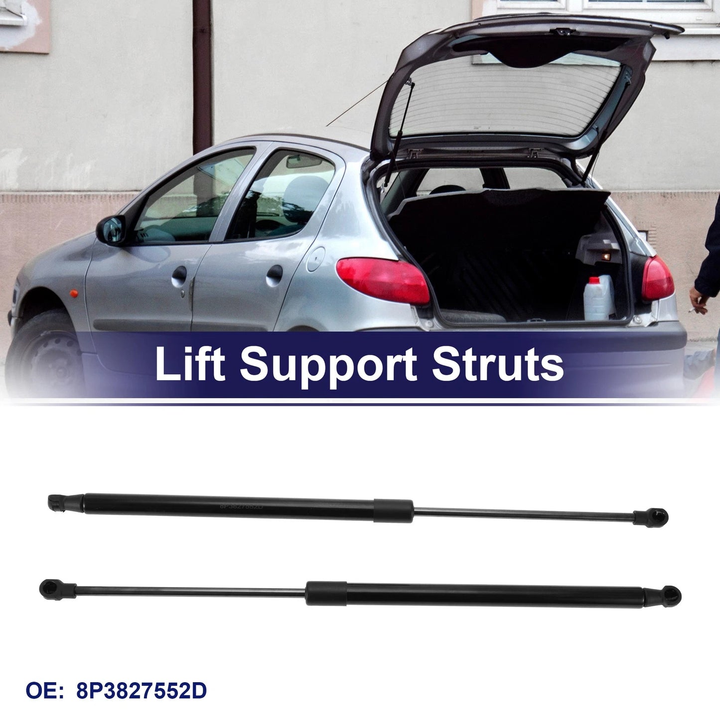 Tailgate Lift Support Struts Gas Spring No. 8P3827552D for Audi A3 (2013–2019)