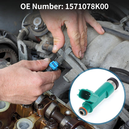 Fuel Injector No. 1571078K00 for Suzuki Kizashi 2.4 (2010–2013) 1 Pc Green
