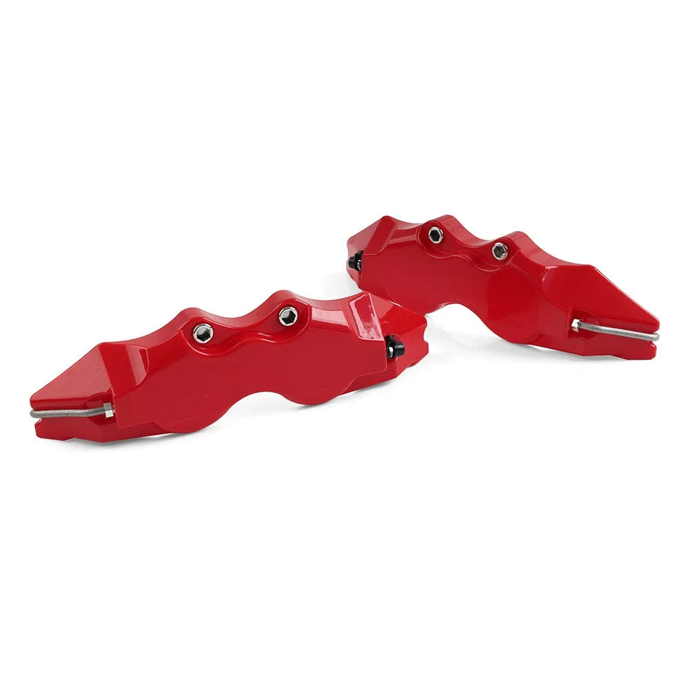 3D Style Medium Auto Disc Brake Caliper Covers for Car - Red