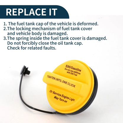 Gas Fuel Cap for Chevrolet Suburban Tahoe - Black, White, Yellow (2000-2023)